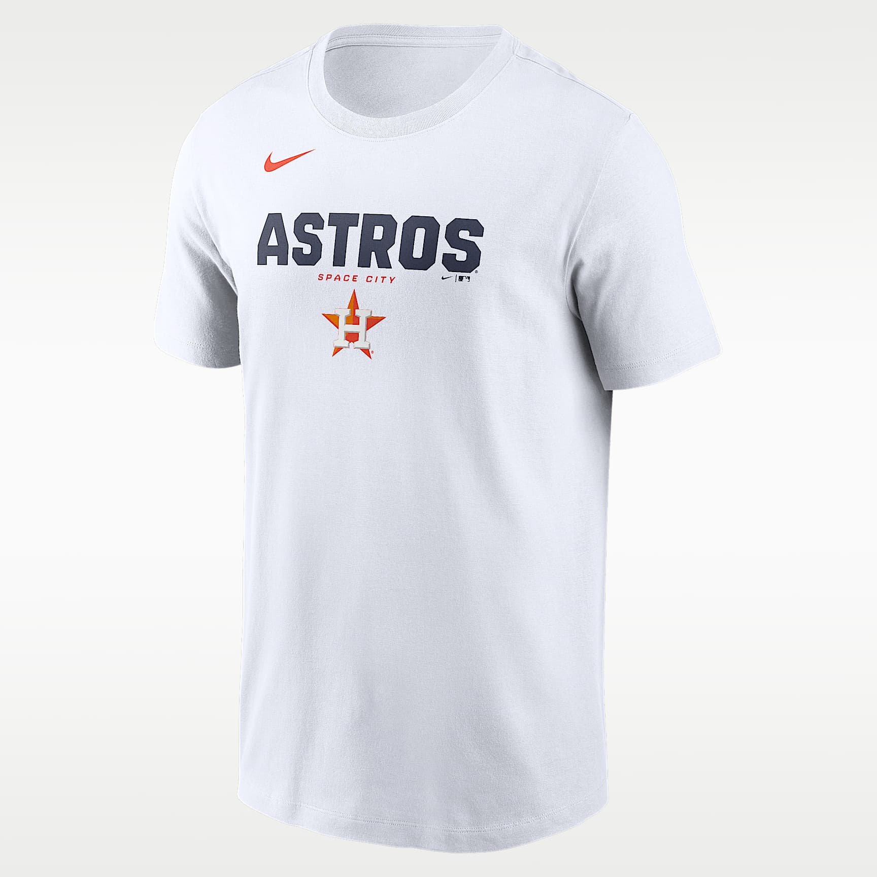 ナイキ　ASTROS ベースボール　シャツ　ホワイト　XL MLB 美品　27 Houston Astros Bold Team Name Men's Nike MLB T-Shirt. Nike.com
